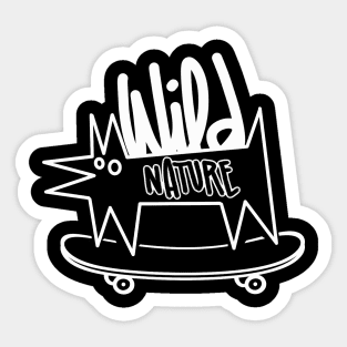 WILD NATURE Sticker